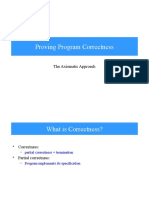 Proving Program Correctness Using Axiomatic Approach