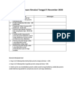 Skenario Pelaksanaan Tes 5 Nov 2020