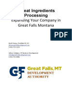 Business Case For Wheat Ingredient Processing in Great Falls Montana