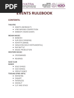 Events Rulebook