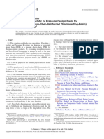 D2992-12 Standard Practice For Obtaining Hydrostatic or Pressure Design Basis For "Fibergl