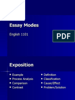 Essay Modes