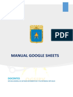Manual Google Sheets