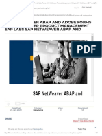 Sap Netweaver Abap and Adobe Forms Sap Netweaver Product Management Sap Labs Sap Netweaver Abap and