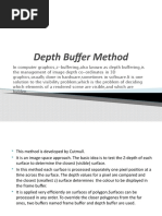 Depth Buffer Method