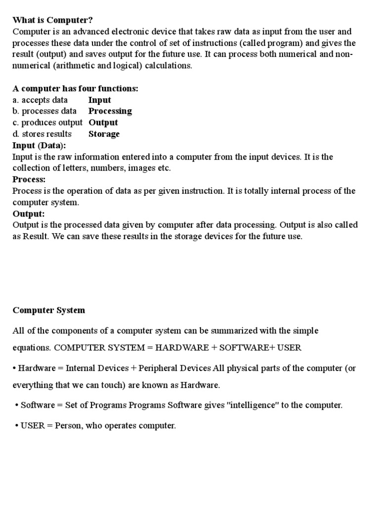 Computer History | PDF | Computer Data Storage | Central Processing Unit