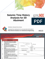 28 - 2D Seismic Response Analysis of Bridge Abundment