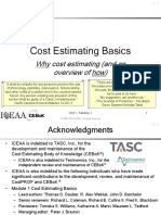 Cost Estimating Basics: Why Cost Estimating (And An Overview of How)