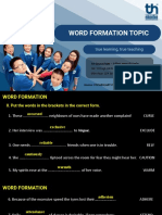 SLIDE - Word Formation - Lớp 9 chuyên - 19.7 - Tiến làm (1)