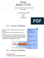 Forces Year 10 19 Jan