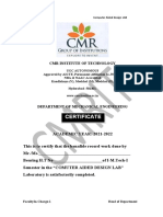 Certificate: CMR Institute of Technology