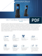 DECT Cordless HD Handset For Mobility