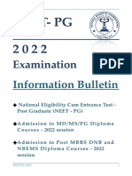 NEET-PG 2022 Exam Info