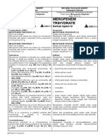 PI Meropenem Trihydrate Serbuk Injeksi 0.5g-1