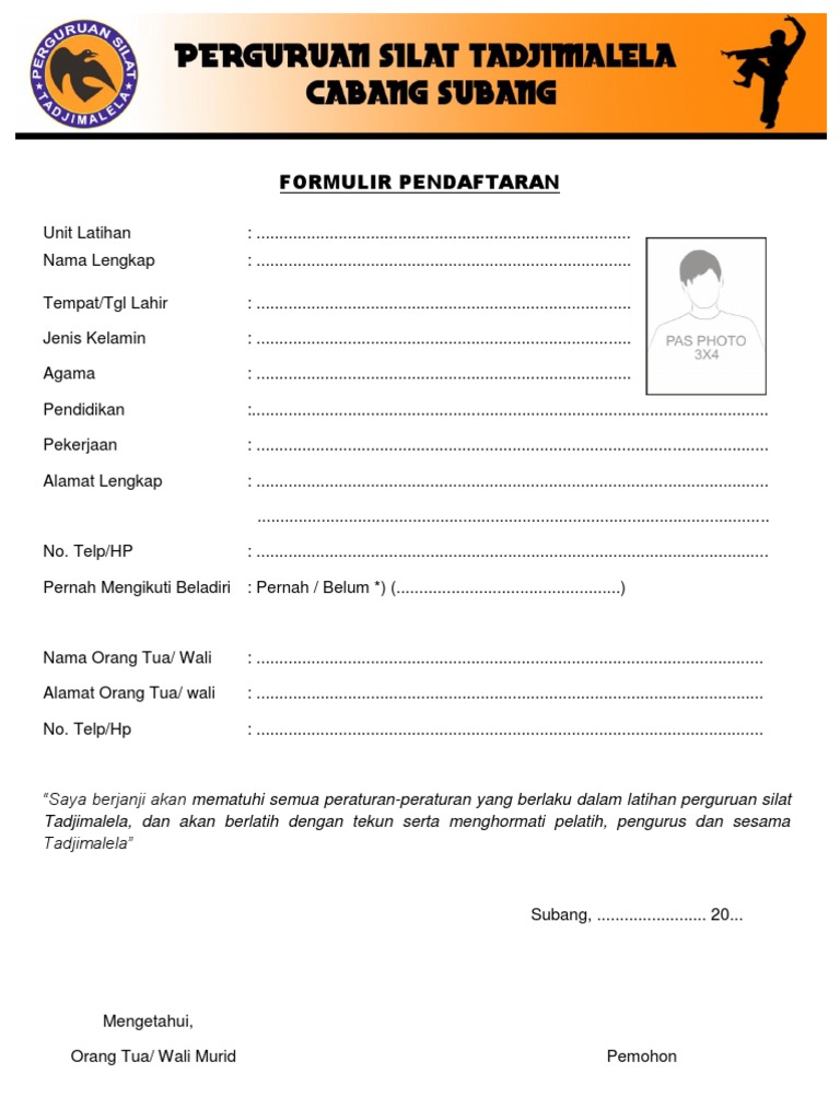 Contoh Surat Izin Orang Tua Untuk Mengikuti Kegiatan