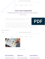 Stereo Laser Image - Protect ID Documents Against Forgery - IDEMIA