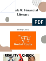 Module 8 Financial Literacy