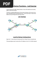 11 Cisco Device Functions - Lab Exercises