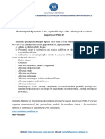 Precizări Privind Populația La Risc, Cuprinsă În Etapa A II-a A Strategiei de Vaccinare Împotriva COVID-19