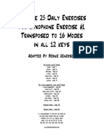 Bernie Kenerson - H.klose 25 D.E.F.S. E.1 Transposed to 16 Modes in All 12 Keys