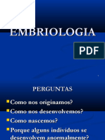 Introdução A Embriologia