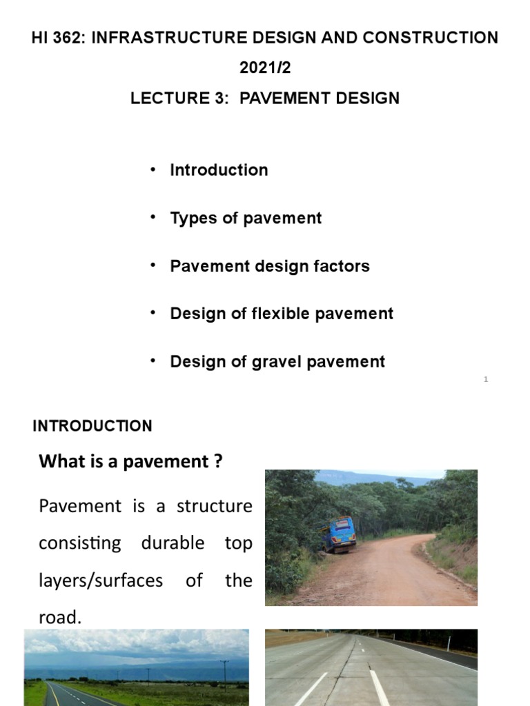 Pavement Design and Types Overview | PDF | Road Surface | Road