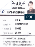 Bank card-Shir Ali