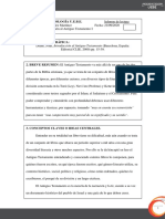 Ficha de Lectura 2020.09.22 - Introducción Al Antiguo Testamento (15-39)