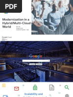 Modernization in A Hybrid/Multi-Cloud World: Nick Ihli Google Cloud Customer Engineer - Utah