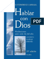 Hablar Con Dios. Tomo I - Adviento-Navidad-Epifanía - Francisco Fernández Carvajal