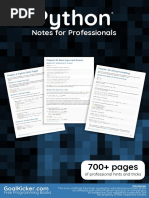 Python: Notes For Professionals