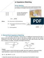 Transmission Line Impedance Matching: 1. Quarter-Wave Transformer Matching