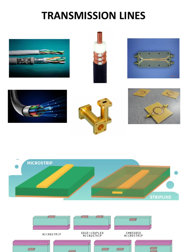 TMAS Topic 1 Lecture 1 PDF Transmission Line Coaxial Cable