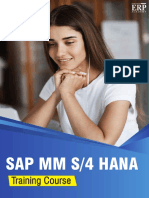SAP MM S4 HANA Training - PLAN