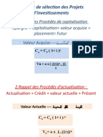 Critères de Sélection Des Projets D'investissements