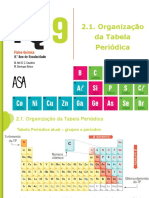 2.1. Organização Da Tabela Periódica