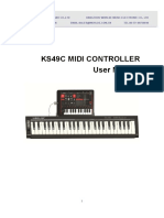 Ks49C Midi Controller User Manual