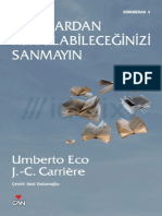 6331 Kitablardan Qurtulabileceghinizi Sanmayin Jean Claude Carriere Umberto Eco Sosi Dolanoghlu 2010 711s