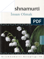 6316 Insan Olmaq Jiddu Krishnamurti Ulash Dilek 2013 244s