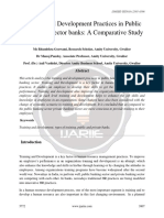Training and Development Practices in Public and Private Sector Banks A Comparative Study Ijariie5772