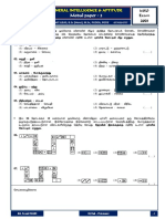 Modal Paper - 2: General Intelligence & Aptitude