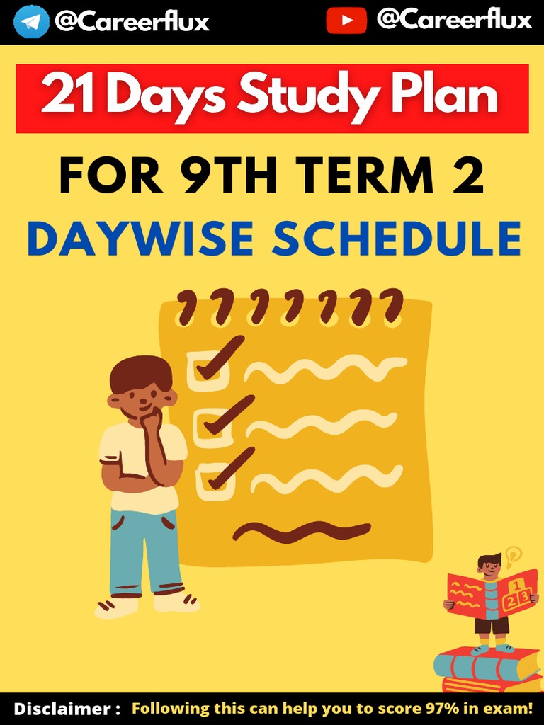 9th Grade Term 2 Study Schedule | PDF