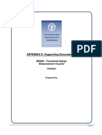 APPENDIX E: Supporting Document (1) : MD050 - Functional Design Disbursement Voucher