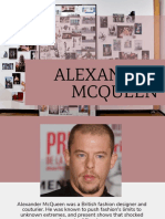 Alexander McQueen: British Fashion Designer Pushed Boundaries