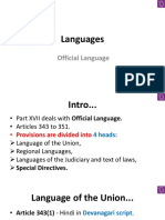 Languages: Official Language