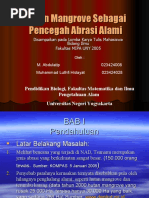 Download Hutan Mangrove Sebagai Pencegah Abrasi Alami by misterluthfi SN55475550 doc pdf