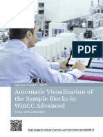 Automatic Visualization of The Sample Blocks in Wincc Advanced