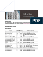 Sap List of Linux Certified Servers