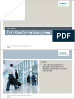 T14 - Cost Center Accounting: Use Case