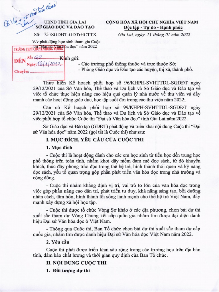 Cv 75 phat dong hs tham gia cuoc thi dai su va hoa doc nam 2022 pdf